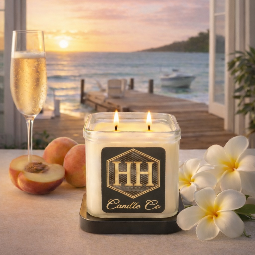 Golden Hour - 8.5 oz Beeswax Blend Luxury Candle