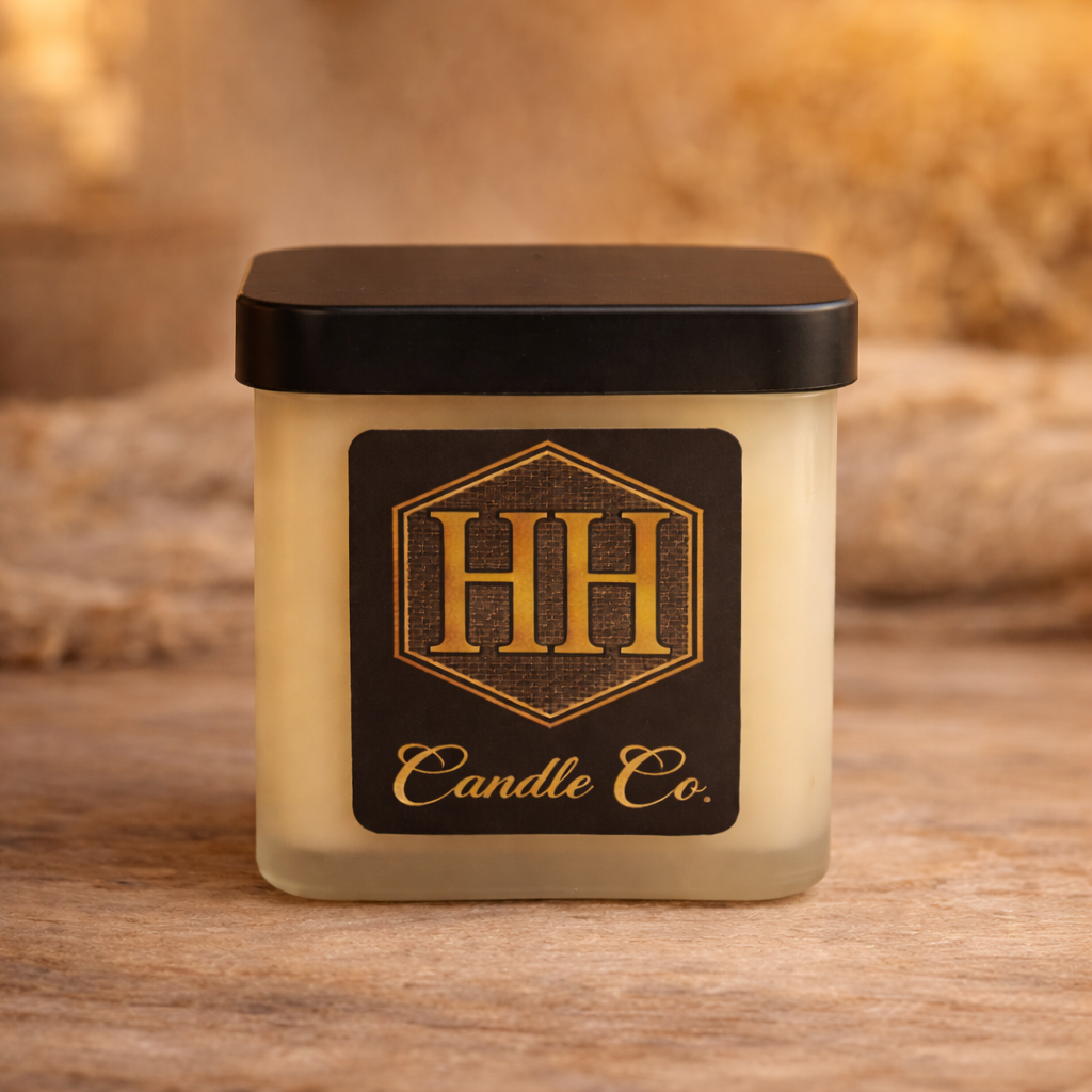 Cashmere Glow - 8.5 oz Beeswax Blend Luxury Candle